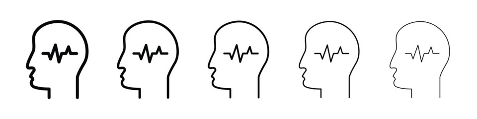 Epilepsy icon. graphic icon design template