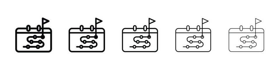 Planning icon. graphic icon design template
