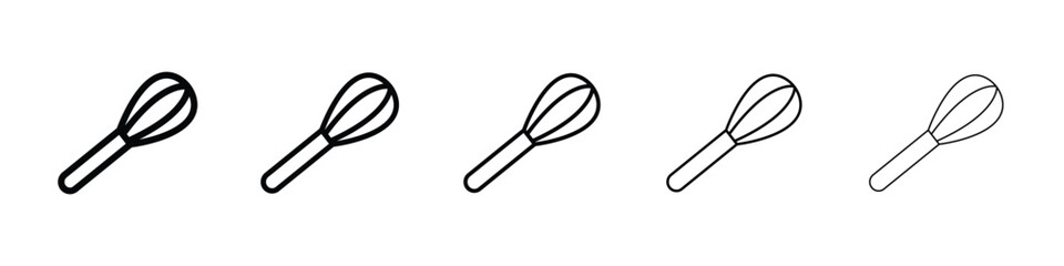 Whisk icon filled flat sign concept for web design.
