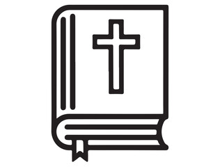 Obraz premium Bible Silhouette