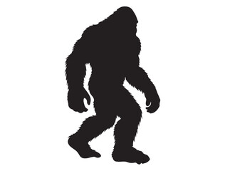 Fototapeta premium Bigfoot Silhouette