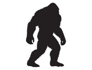 Fototapeta premium Bigfoot Silhouette