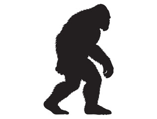 Fototapeta premium Bigfoot Silhouette