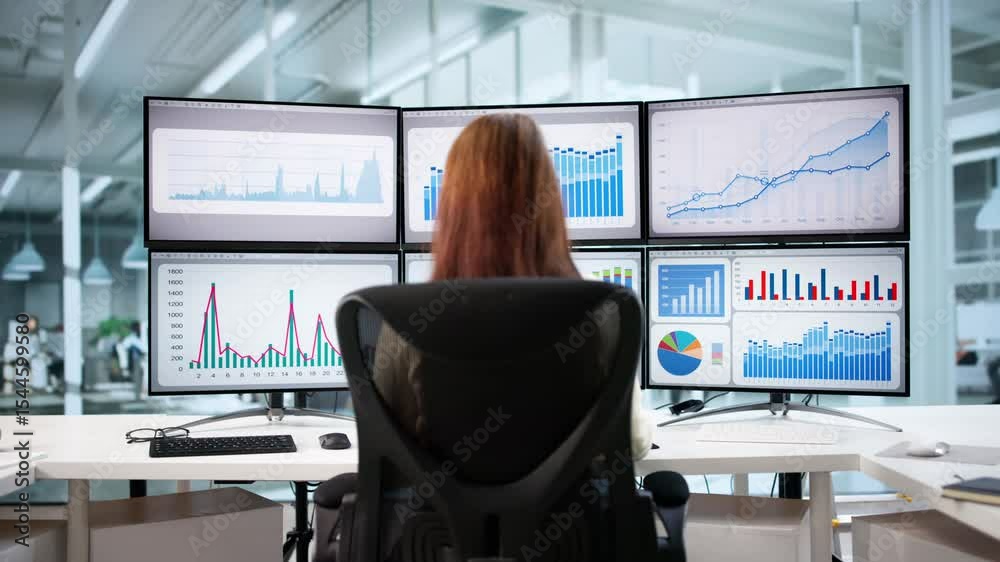 Aufkleber kpi business analytics data dashboard