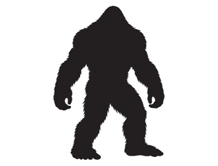 Naklejka premium Bigfoot Silhouette