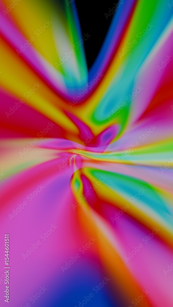 Poster a colorful abstract background with a black background