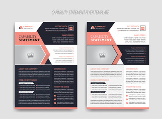 Capability Statement Template Design