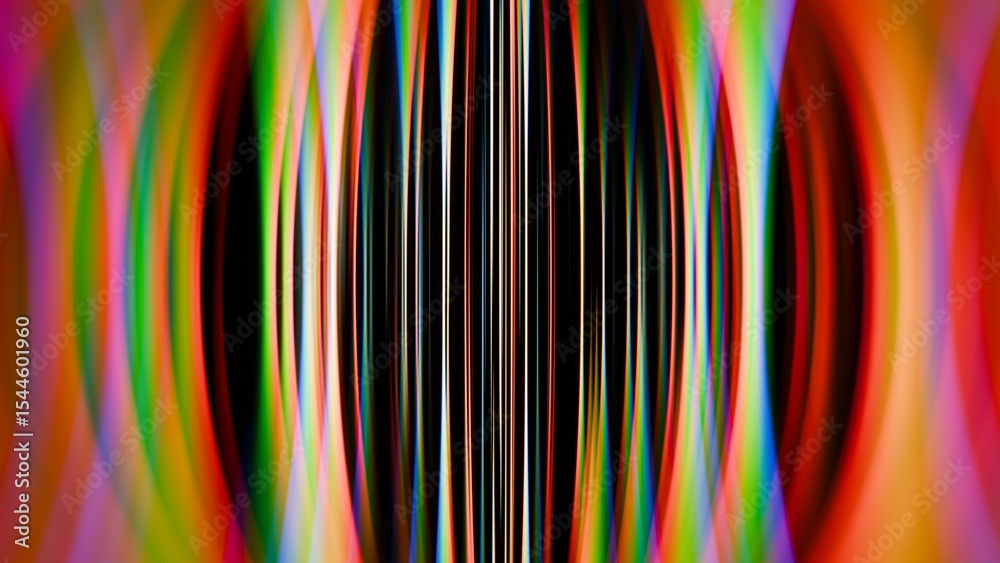 Aufkleber a colorful abstract background with a black and white stripe