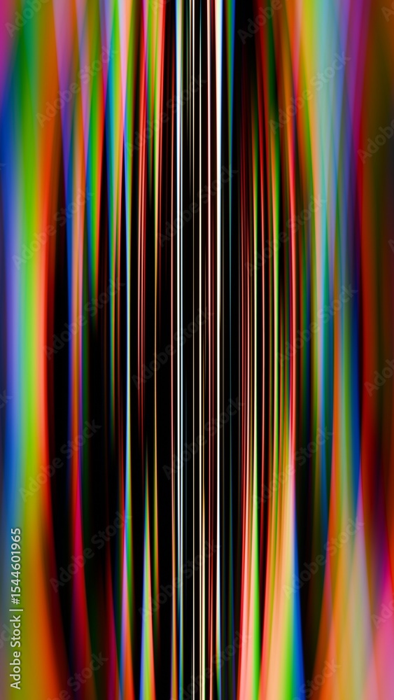 Poster a colorful abstract background with a black and white stripe