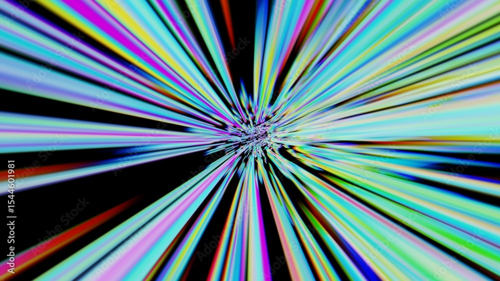 Poster a colorful background with a black background