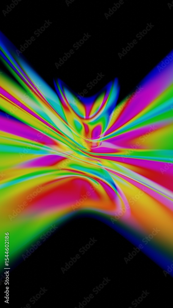 Poster a colorful abstract background with a black background