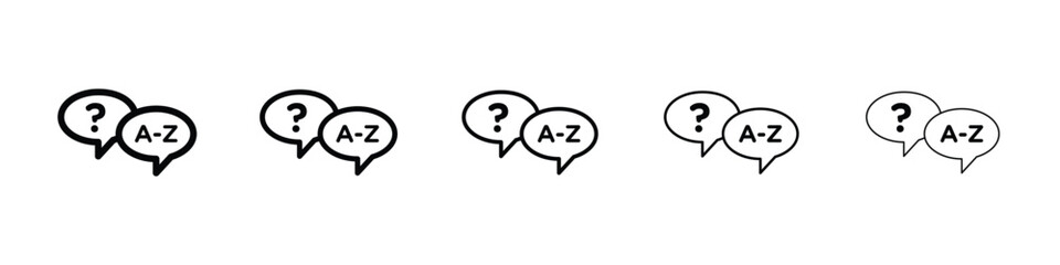 Terminology icon filled flat sign concept for web design.