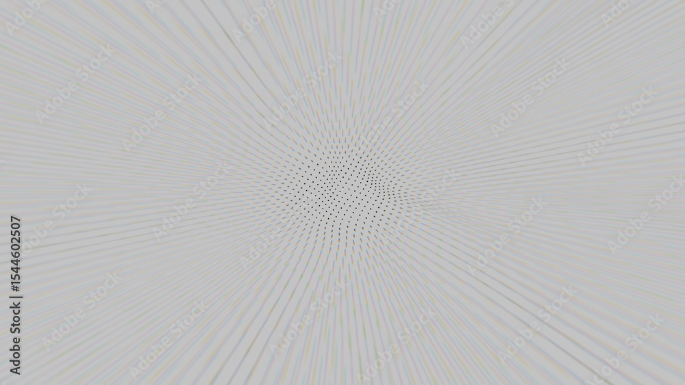 Poster a white background with a pattern of small circles