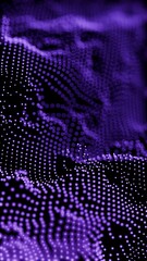 a purple background with small dots