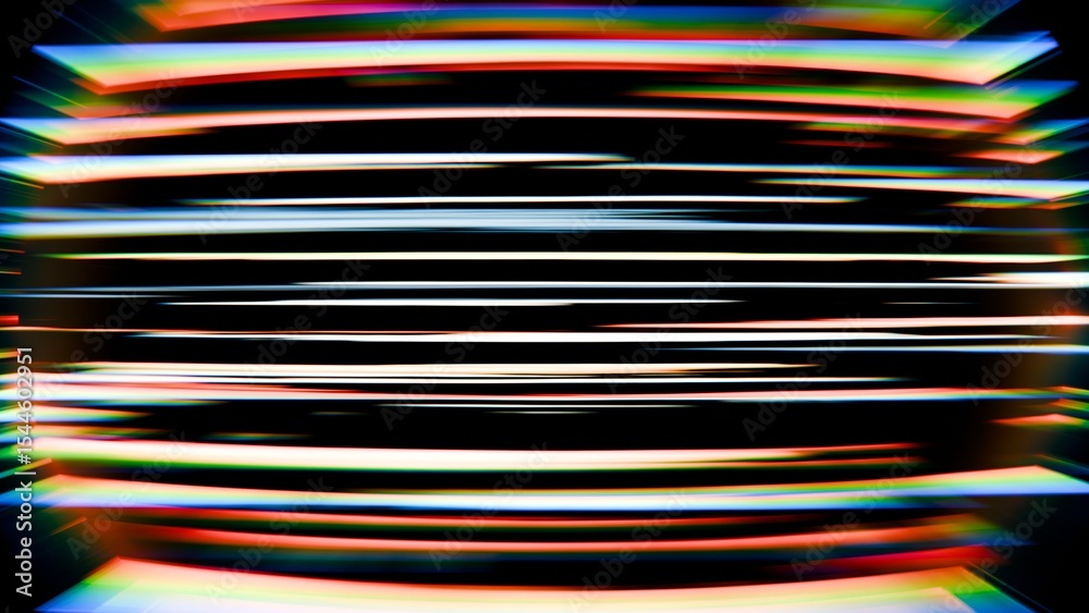 Aufkleber a black background with a multi colored pattern