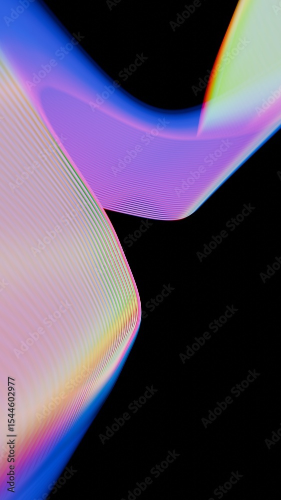 Poster a colorful abstract background with a black background