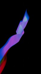 a black background