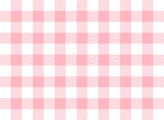 Gingham Check Pattern Pink and White