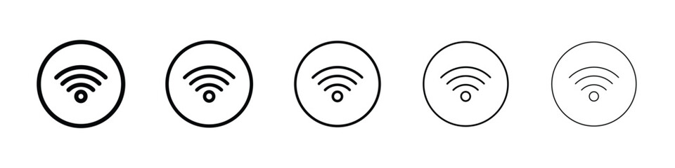 Signal icon filled flat sign concept for web design.