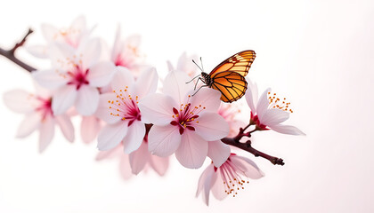 butterfly on flower summer