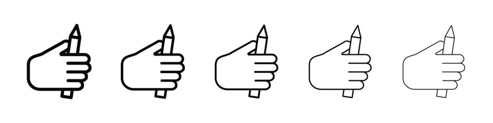 Self expression icon filled flat sign concept for web design.