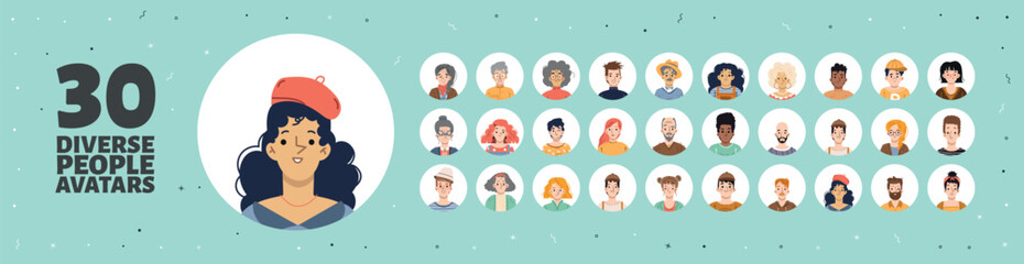 Gender and Age Diverse User Avatars