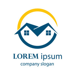 simple and elegant housing logo design