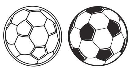 Obraz premium Soccer ball icons