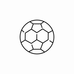 Obraz premium classic soccer ball icon sign vector