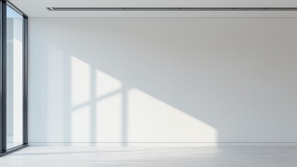 Obraz premium Blank wall in modern office