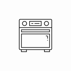 kitchen oven appliance icon sign vector