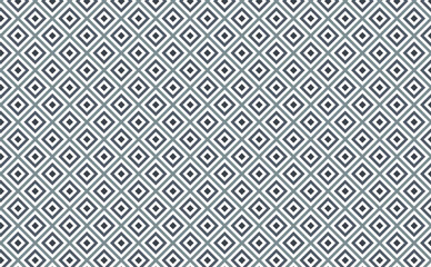 Geometric Pattern of Interlocking Squares in Gray and Black