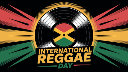 International Reggae Day Celebration Music Culture Tribute
