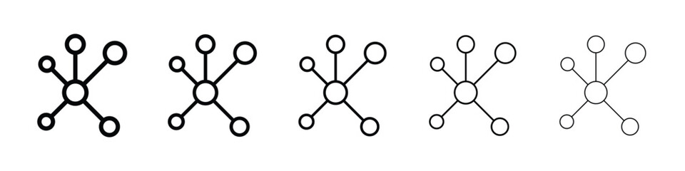 Network icon filled flat sign concept for web design.