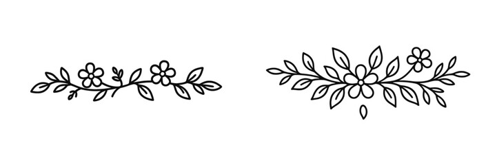 vector illustration of a branch of willow
