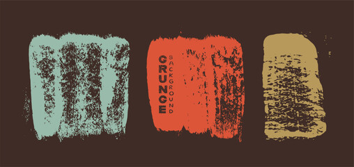 Colorful brush stroke