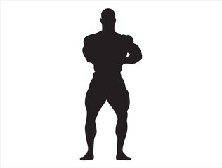 Bodybuilder Silhouette 