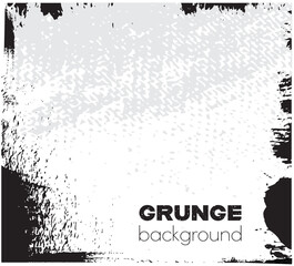 Grunge frame of grainy texture