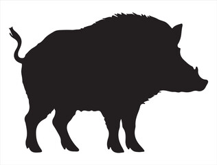Wild Boar Silhouette