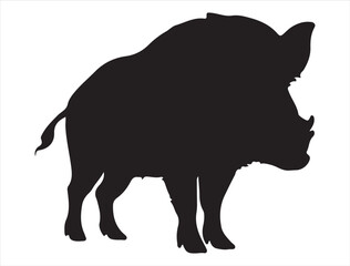 Wild Boar Silhouette