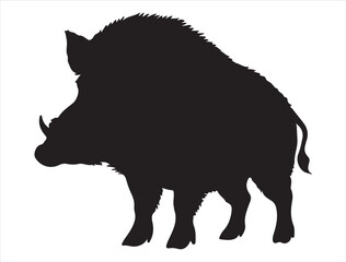 Wild Boar Silhouette