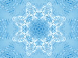 Abstract ice pattern