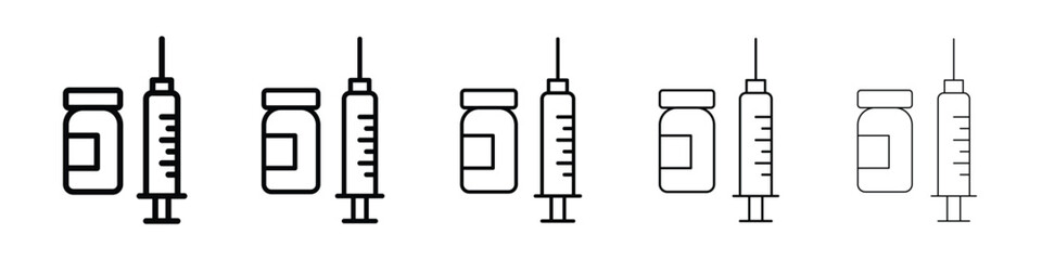 Insulin icon filled flat sign concept for web design.
