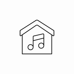 music home icon sign vector