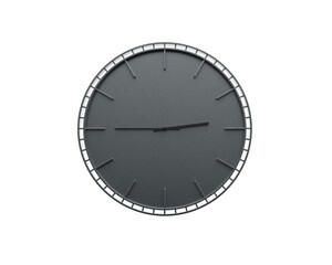 A Modern Dark Gray Wall Clock Two Forty Five 2 45 Minimalist For Modern Interiors 3D Illustration