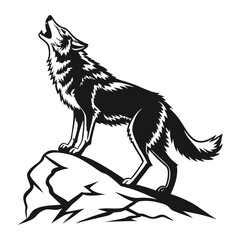Vector illustration of a wolf 