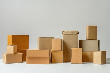 High Resolution Picture of a Collection of Boxes and Boxes Are Arranged in a Row