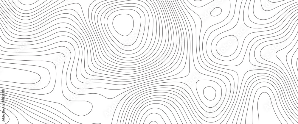 Wall mural abstract topographic contour map and geographic mountain relief background design .topography contou