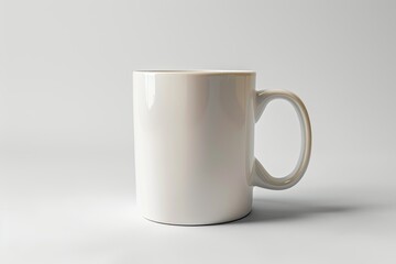 Vibrant Color Image of Mug Isolated on White Background