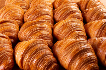 Delicious croissants. Fresh from the oven.